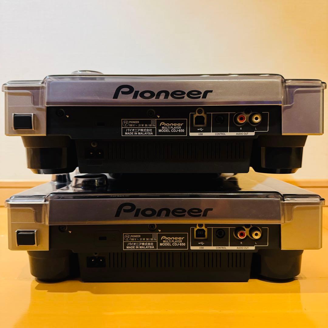 Pioneer CDJ-850 2台セット シルバー⭐︎カバー付き