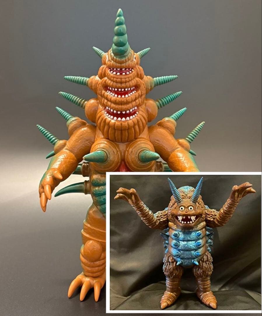 Y・MSFウルトラソフビシリーズ 合体怪獣　プラズマ　マイナズマ　2点セット