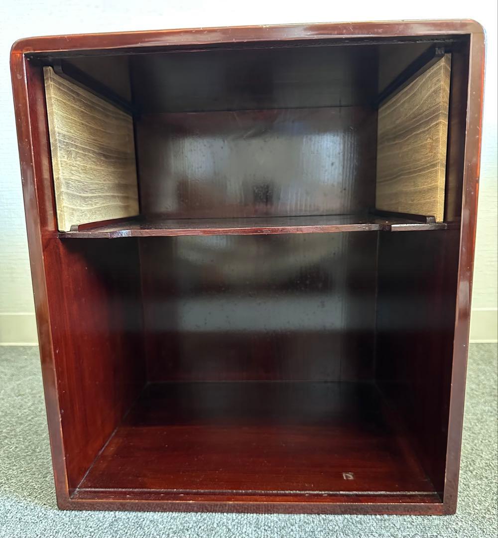 塗師　川瀬表完　八千代棚　茶道具　木製漆器　四方棚