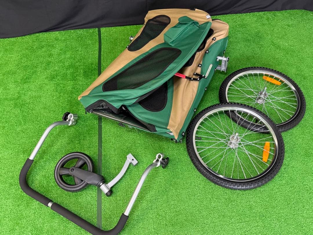 美品 多機能ペット用トレーラー＆ストローラー