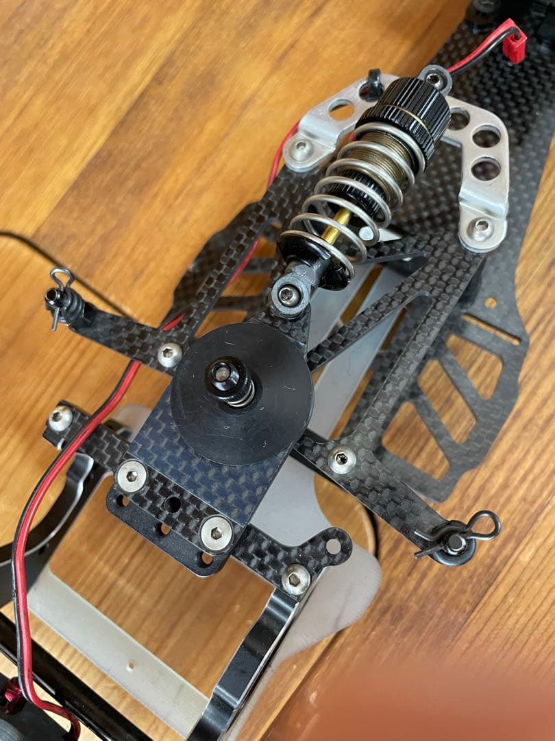 ラジコン F1 タミヤ F103 カーボンシャーシ　アルミモーターマウント