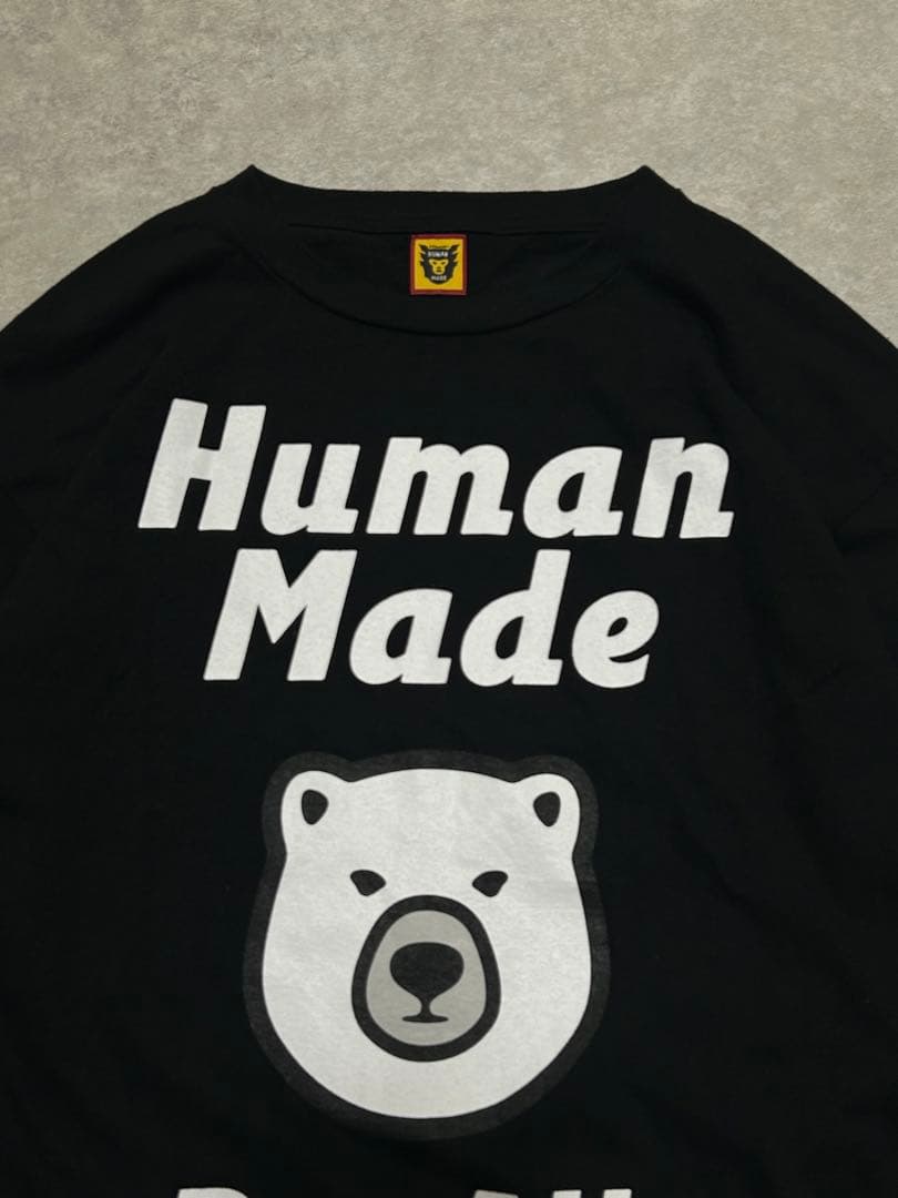 未使用級 22SS HUMAN MADE BEAR L/S 長袖SHIRT M