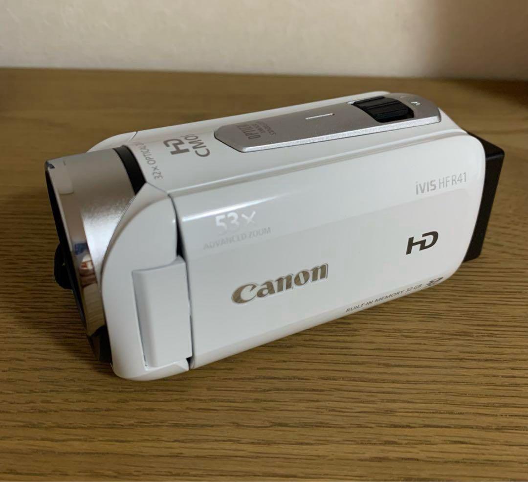 Canon IVIS HF R41 ホワイト 53x　キャノン　ビデオカメラ