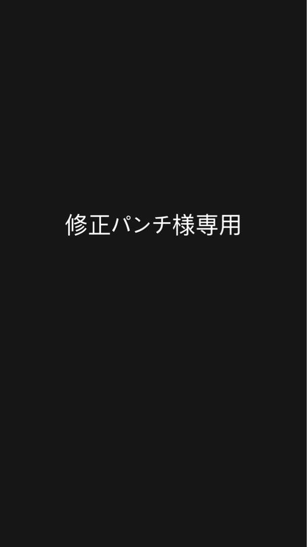 修正パンチ