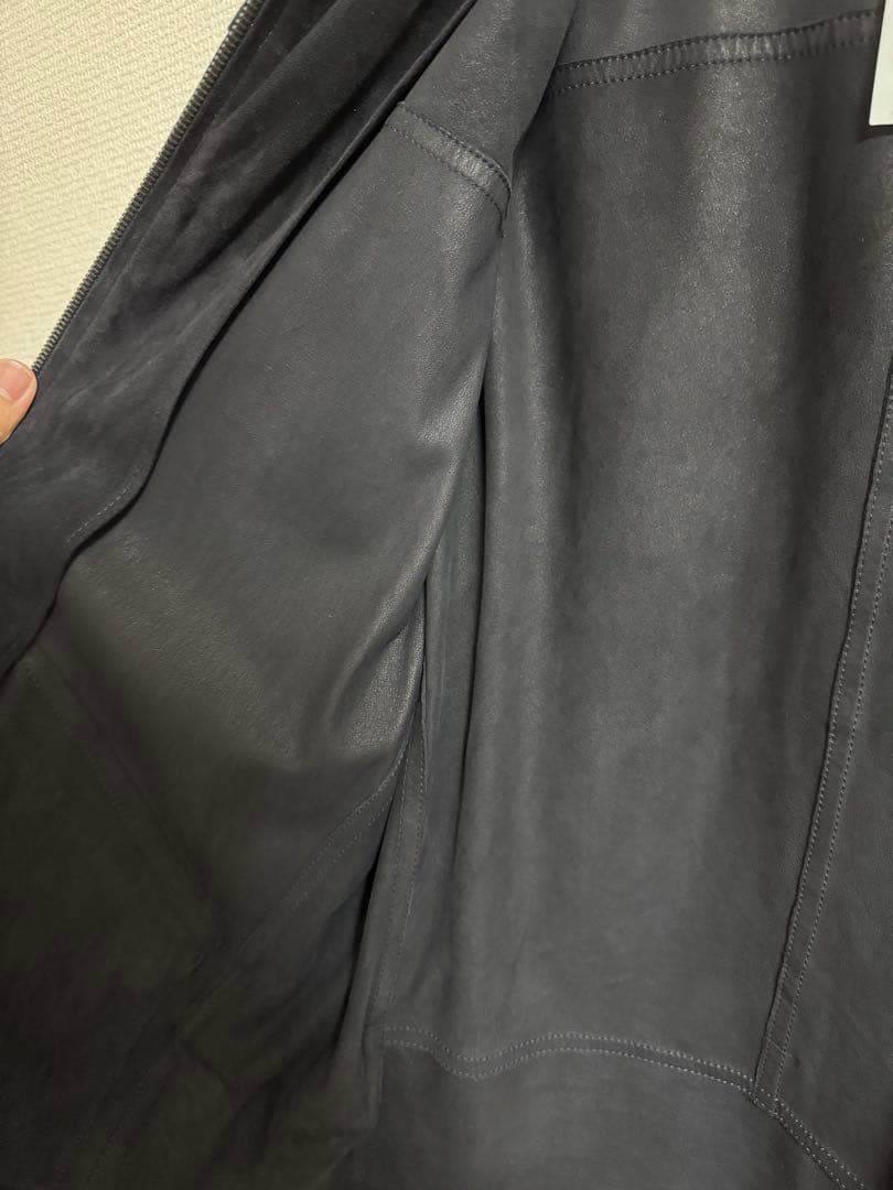 紙タグ付き美品！ COMOLI シープスエードジップショートジャケット