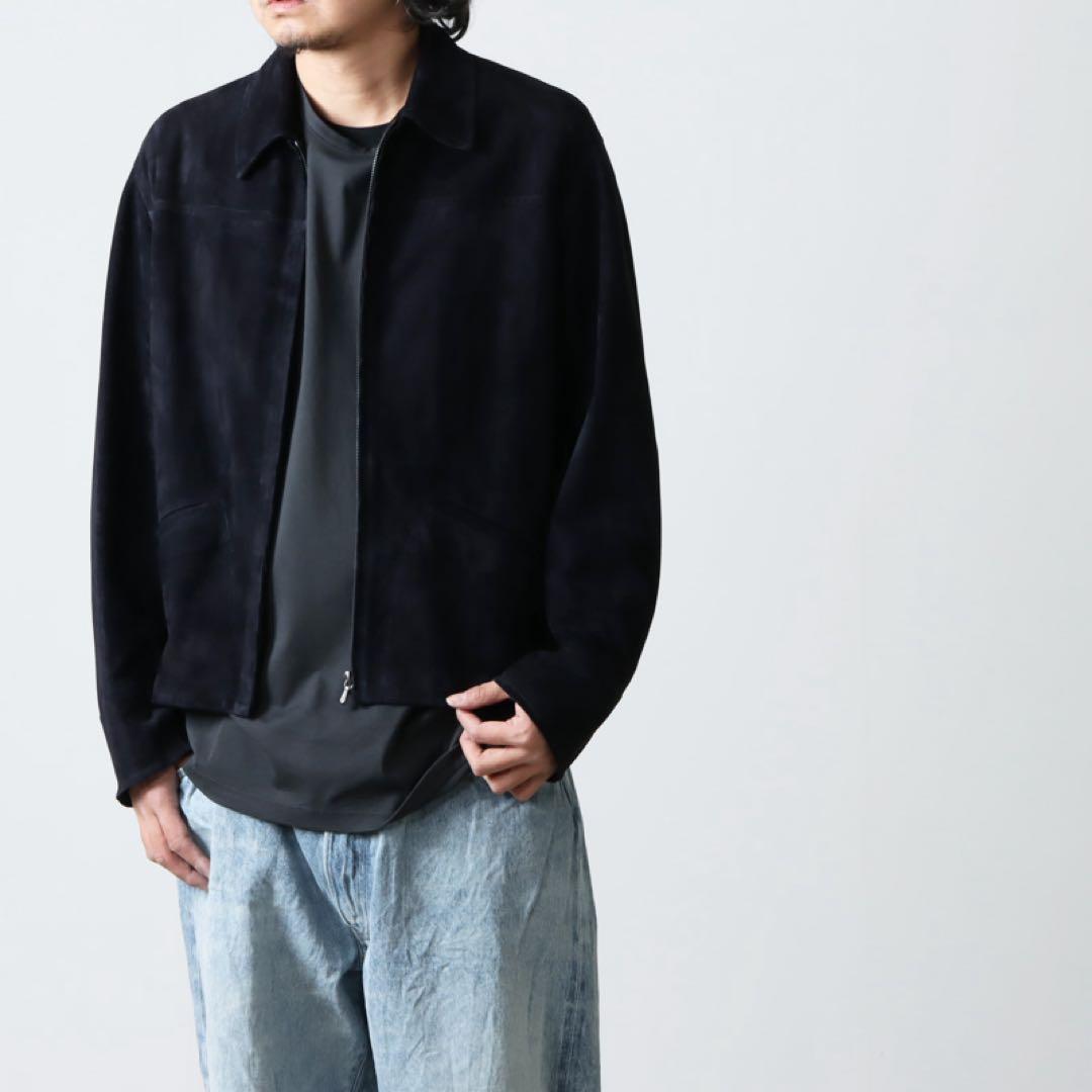 紙タグ付き美品！ COMOLI シープスエードジップショートジャケット