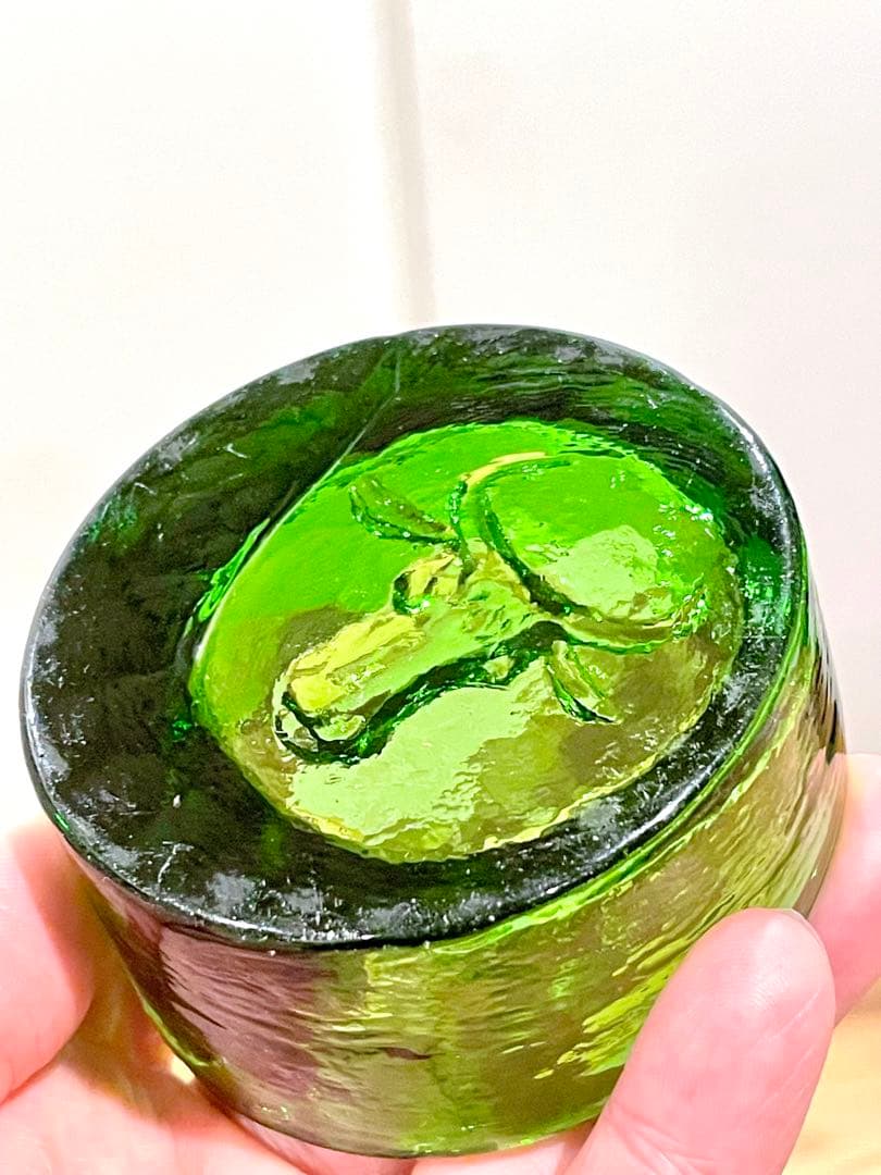 【希少】 Erik Hoglund 牛 灰皿 グリーン ボダ Boda 北欧