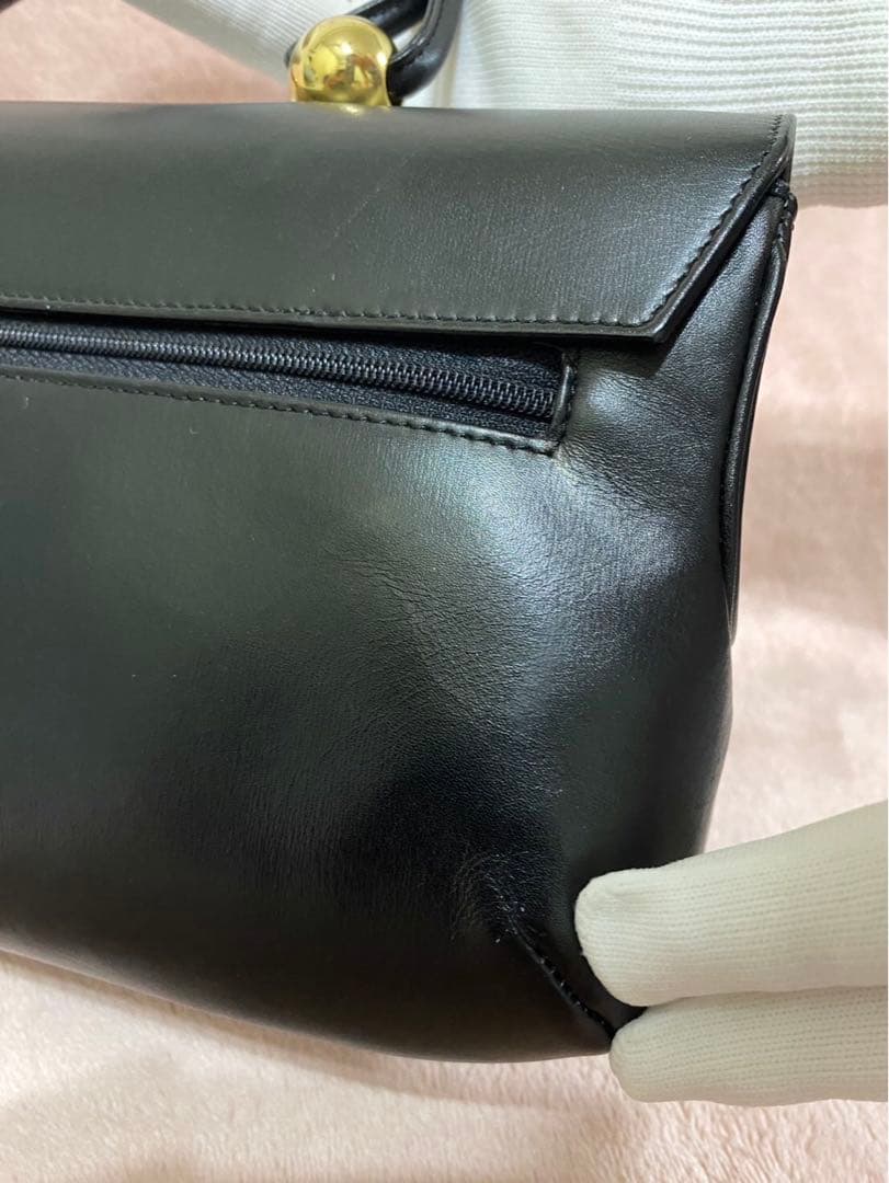 濱野 バッグ　ロイヤルモデル　黒　フォーマル　ブラック　ゴールド