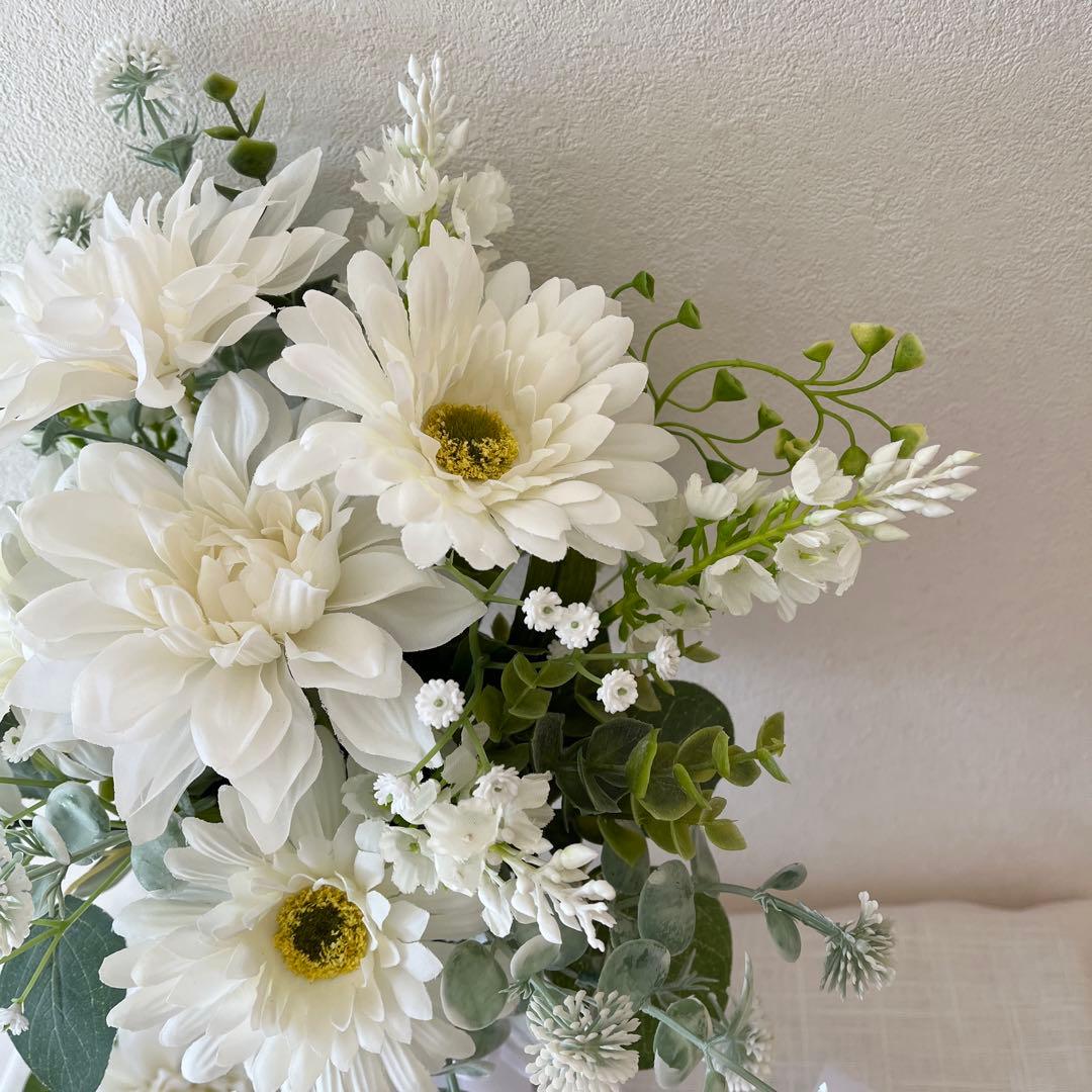 ウェディングブーケとブートニアのセット♡ダリアブーケ♡ガーベラブーケ♡前撮り♡