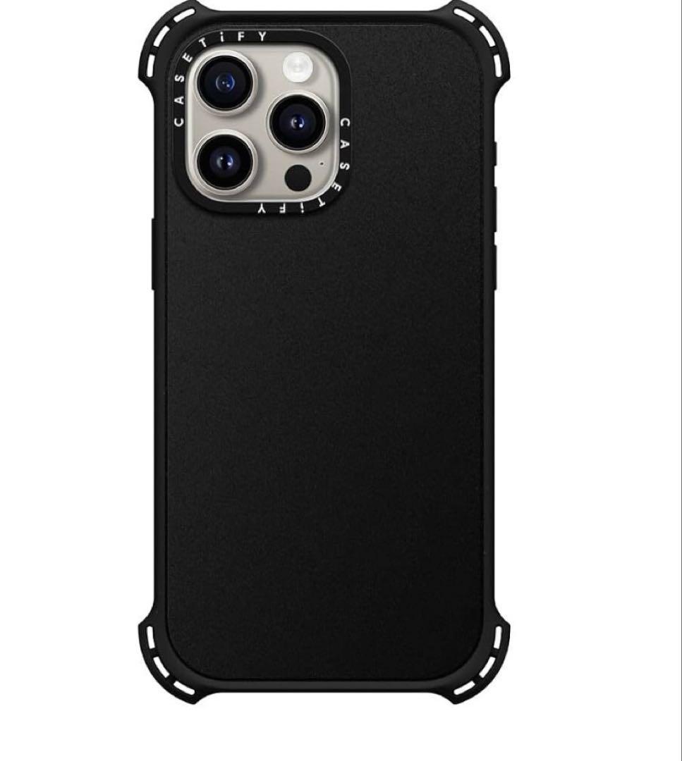 CASETIFY バウンスケース iPhone 15 Pro Max 耐衝撃 黒