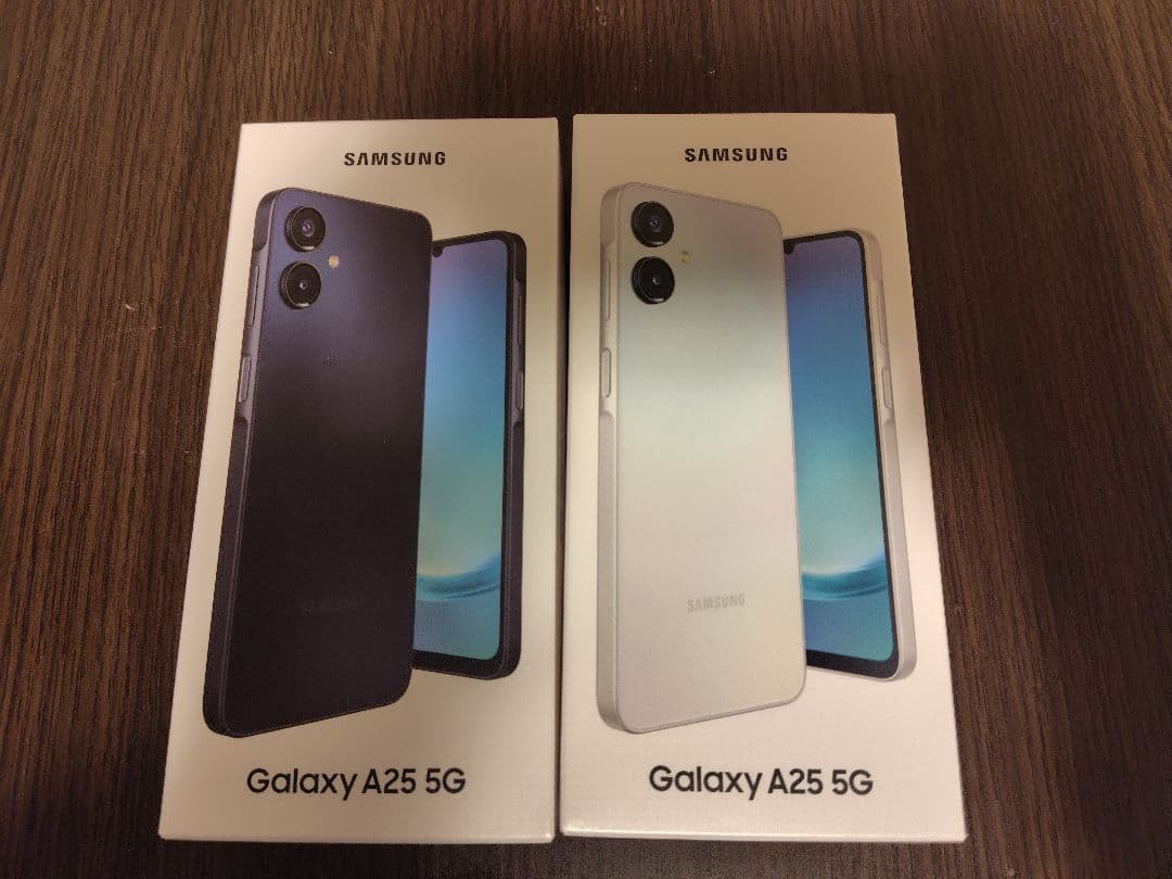 Samsung Galaxy A25 5G ブラック ライトブルー 2色セット