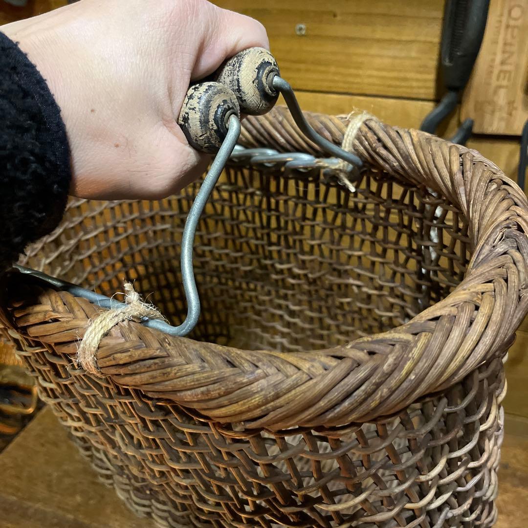 ヴィンテージ　アケビ籠