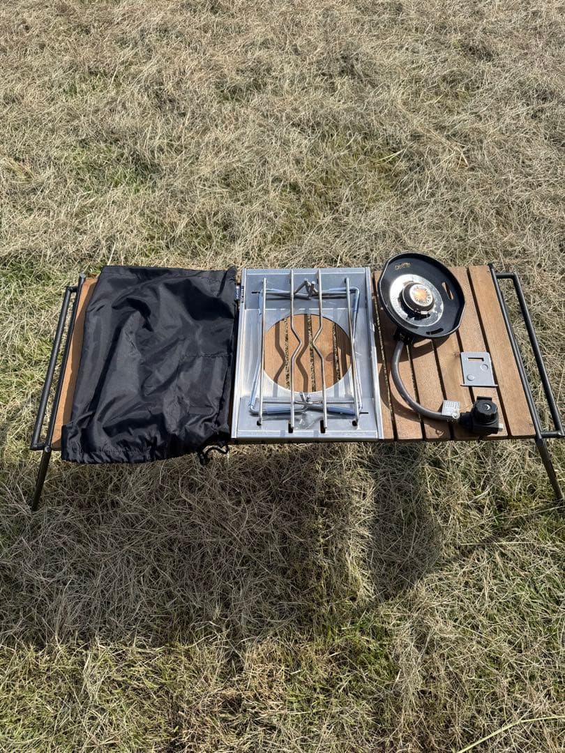 アイアン工房　アイアンテーブル＋フラットバーナーセット