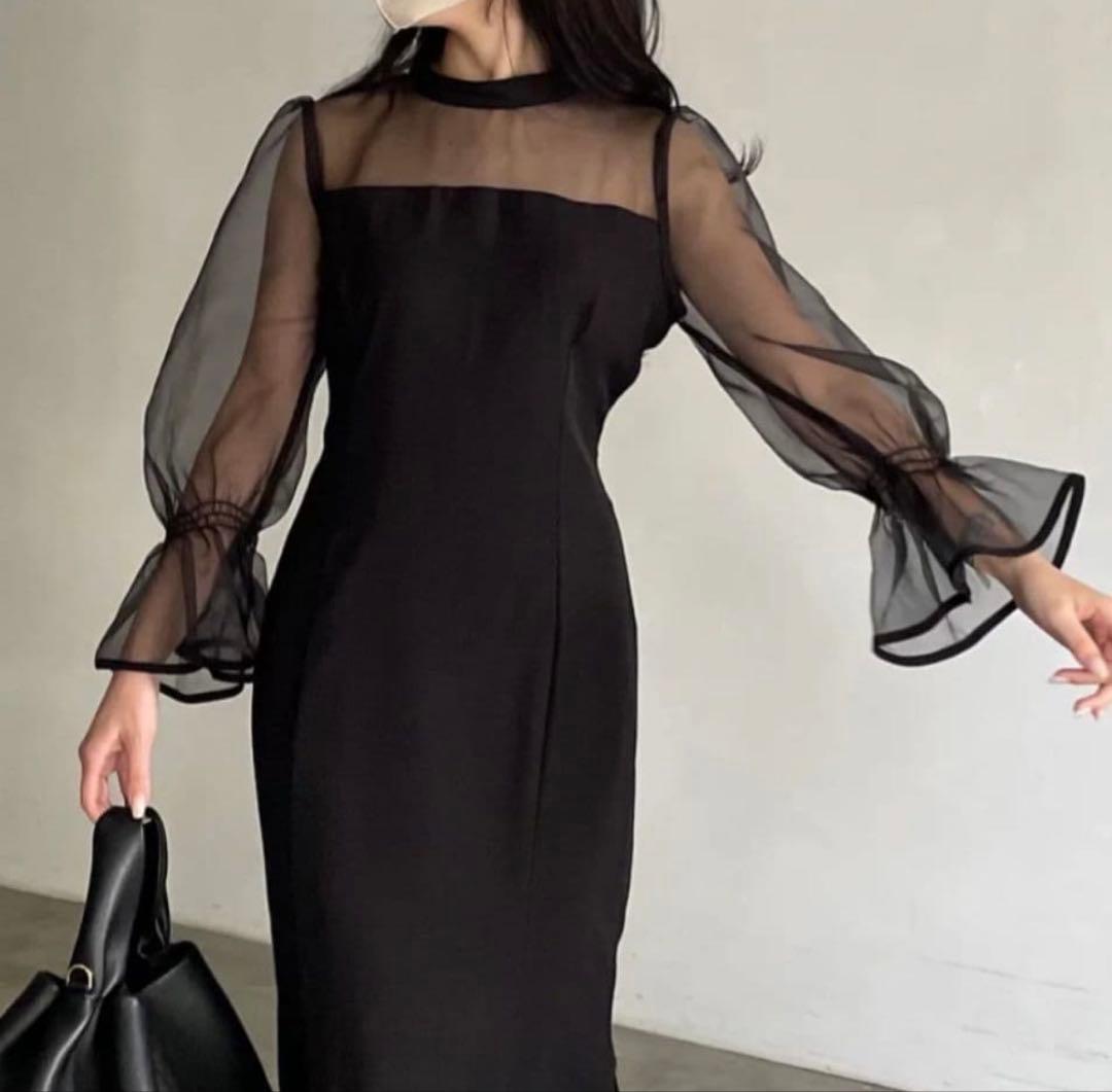 nairo スタンドカラーマーメイドドレス オケージョンドレス Sサイズ