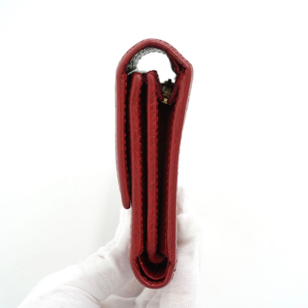 ✨未使用展示品✨　GUCCI ミニ財布　マーモント　三つ折り　GGロゴ　刻印