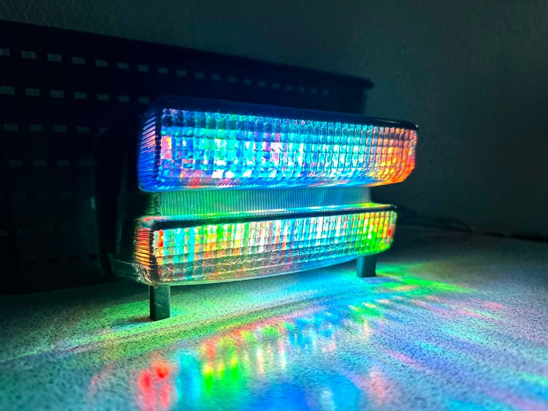 XJR400 XJR1200 4HM RGB テールランプ LED レインボー
