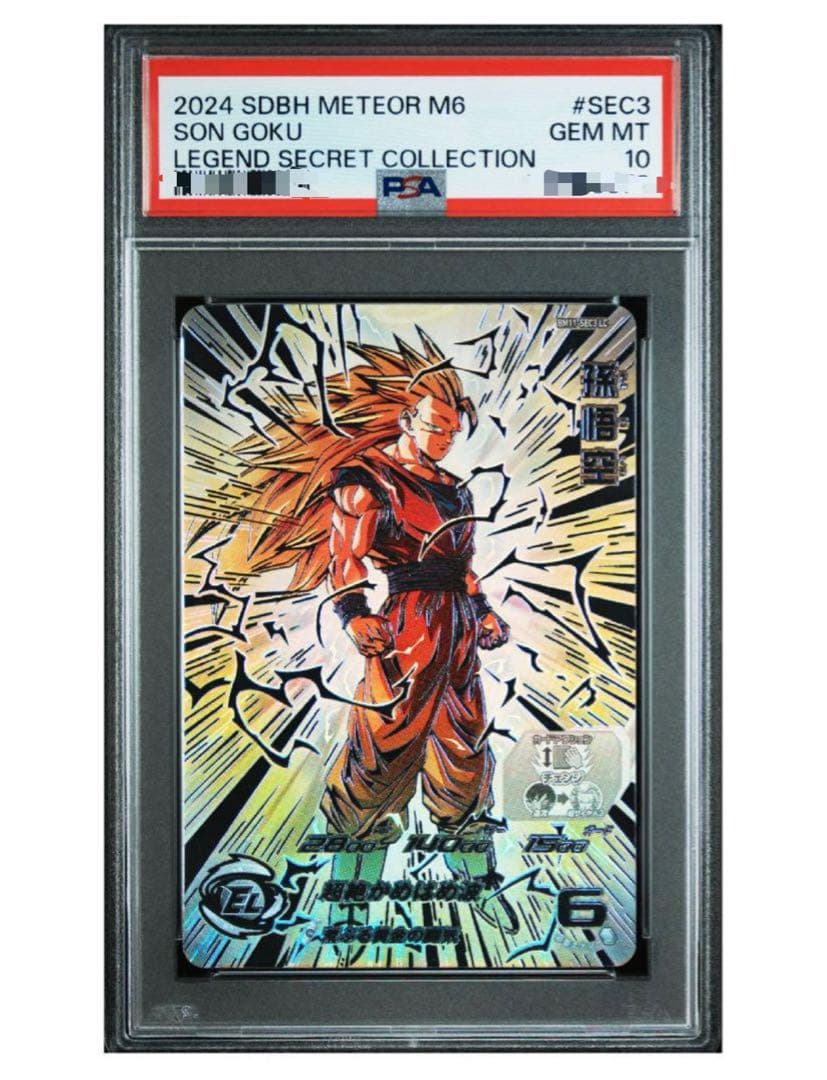 【PSA10】ドラゴンボールヒーローズ　孫悟空　BM11-SEC3 LC