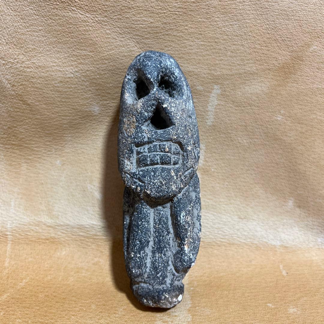 骨董 珍品 謎の石像 神 仏 がいこつ しゃれこうべ