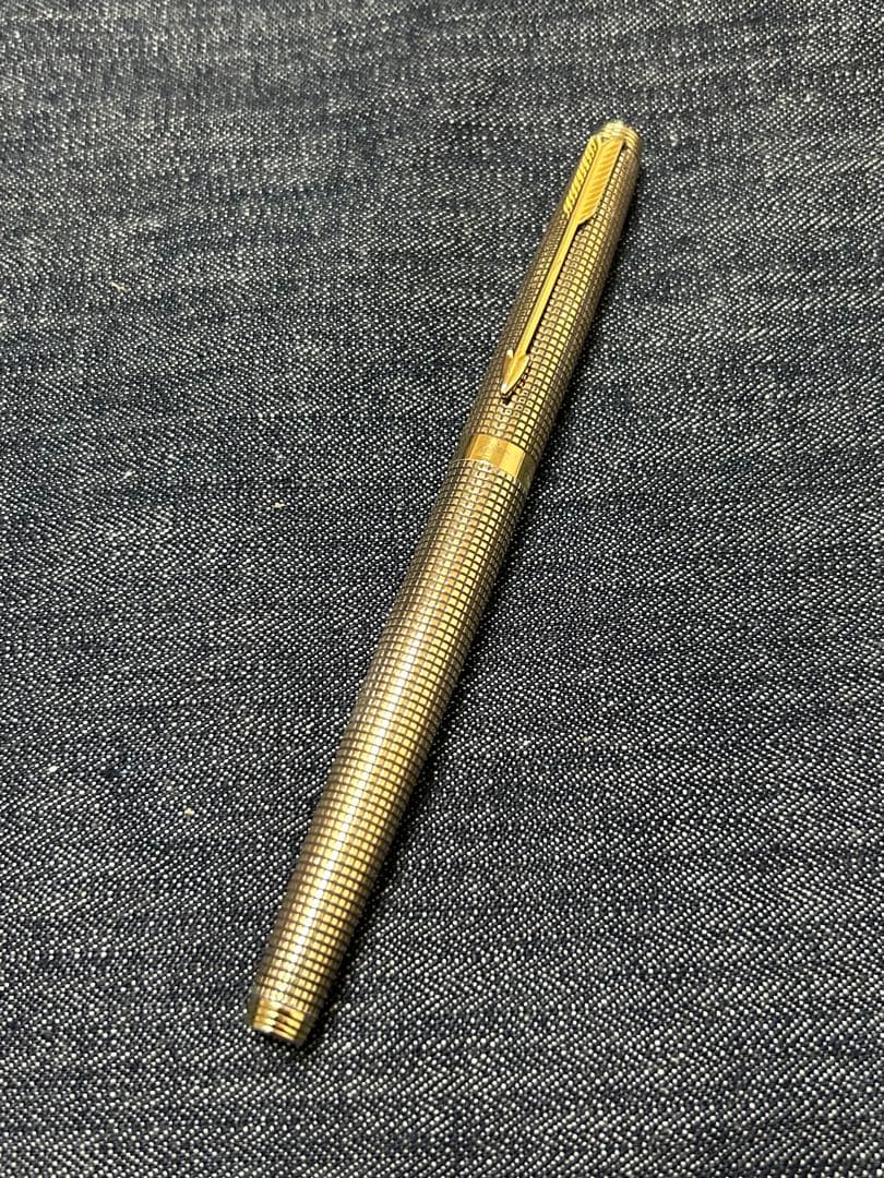 パーカー 万年筆 シズレ　スターリングシルバー　0目盛 14K Mニブ