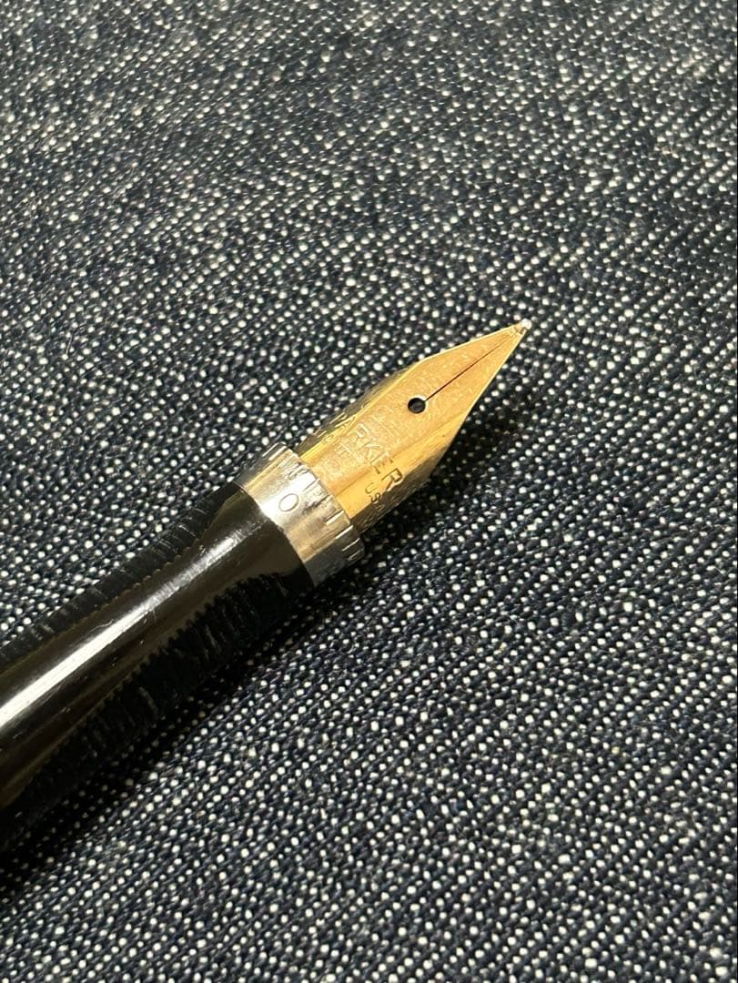 パーカー 万年筆 シズレ　スターリングシルバー　0目盛 14K Mニブ