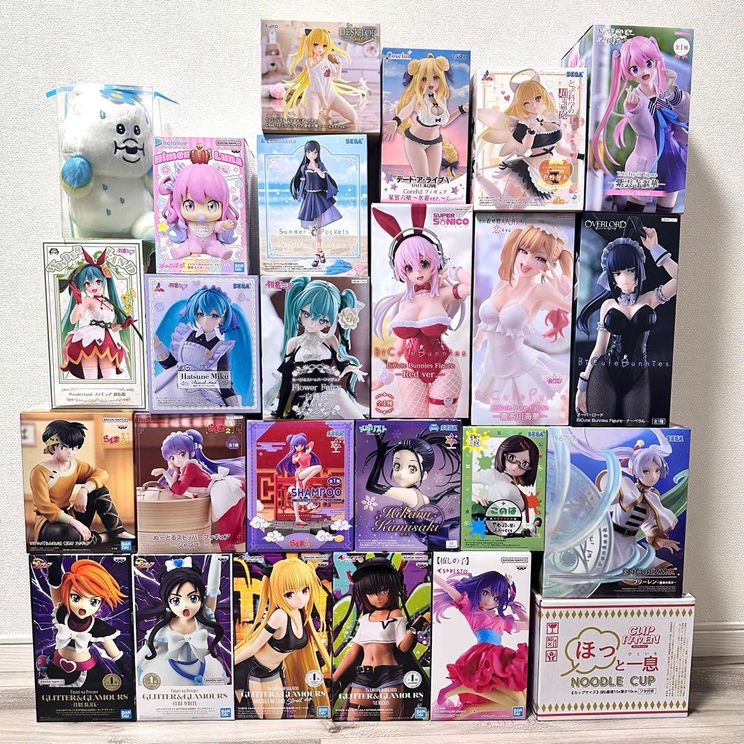 最新プライズフィギュア 25個セット セット販売　美少女　ジャンプ系