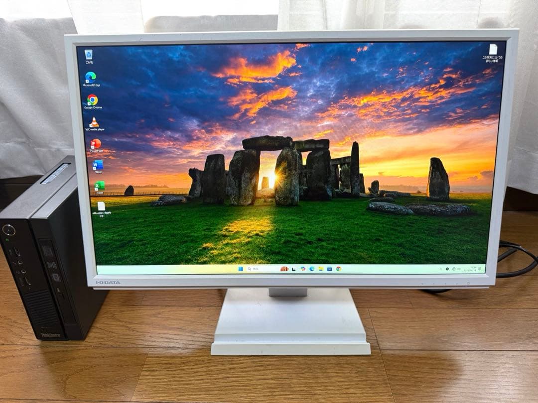 Lenovo 小型PC モニターセット DVD office