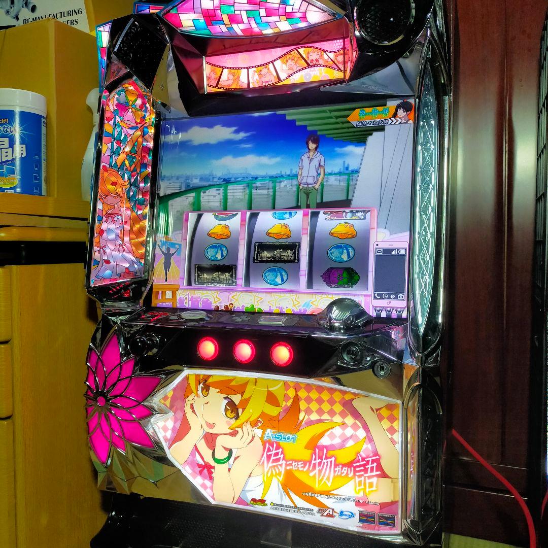 A-SLOT 偽物語　パチスロ実機