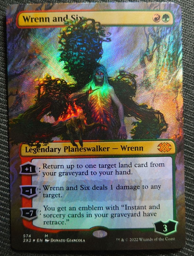 mtg 稀少個体 英語版 テクスチャー FOIL レンと6番 2x2 574
