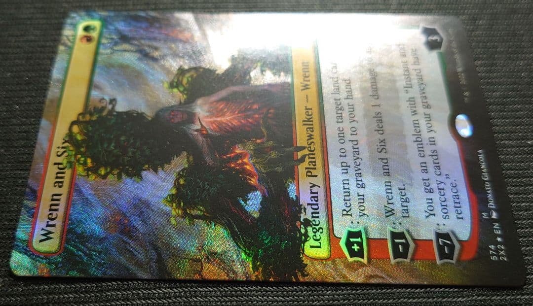 mtg 稀少個体 英語版 テクスチャー FOIL レンと6番 2x2 574