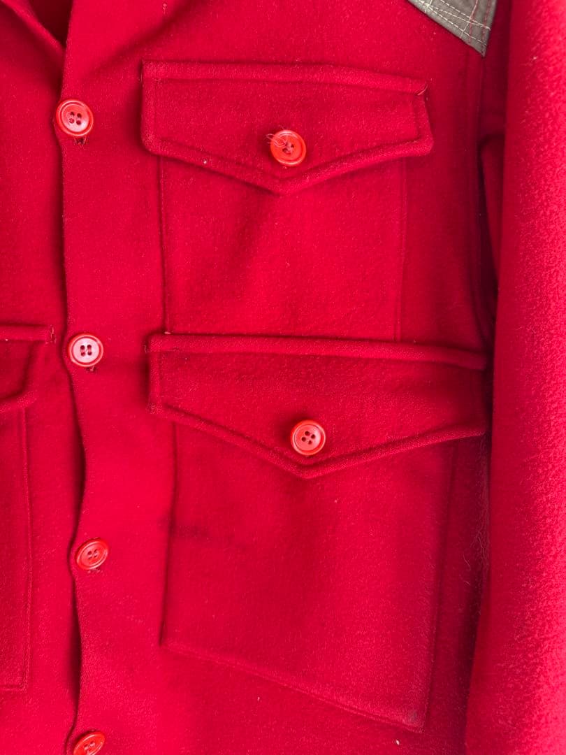 1950年代　ハンティングジャケット　Masland ウールジャケット 赤