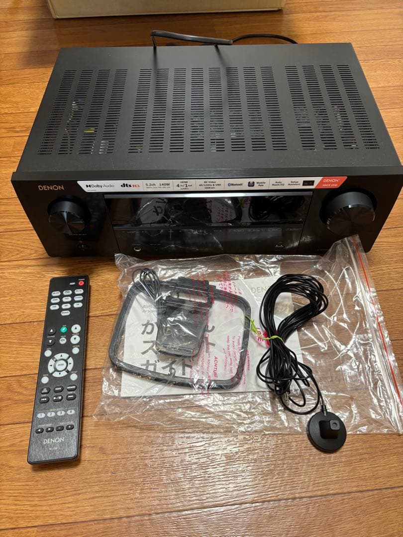 【美品】DENON AVR-X580BT AVレシーバー