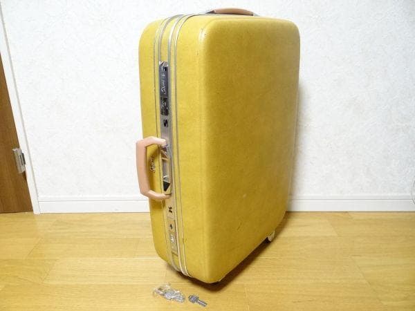 70年代 ビンテージ MARUEM スカイウェイ 海外旅行 スーツケース 鍵付き