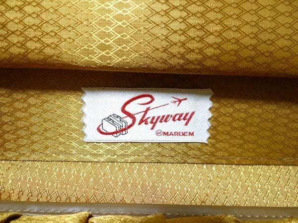 70年代 ビンテージ MARUEM スカイウェイ 海外旅行 スーツケース 鍵付き