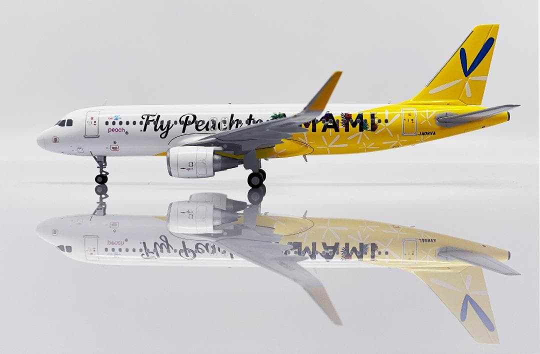 航空機・ヘリコプター Peach A320 JA08VA 1/200