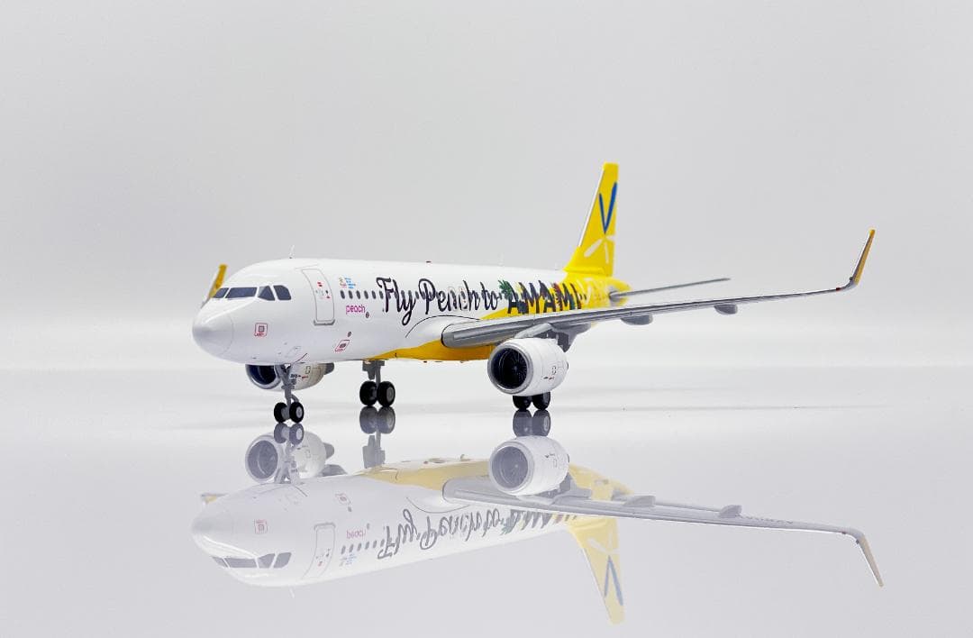 航空機・ヘリコプター Peach A320 JA08VA 1/200