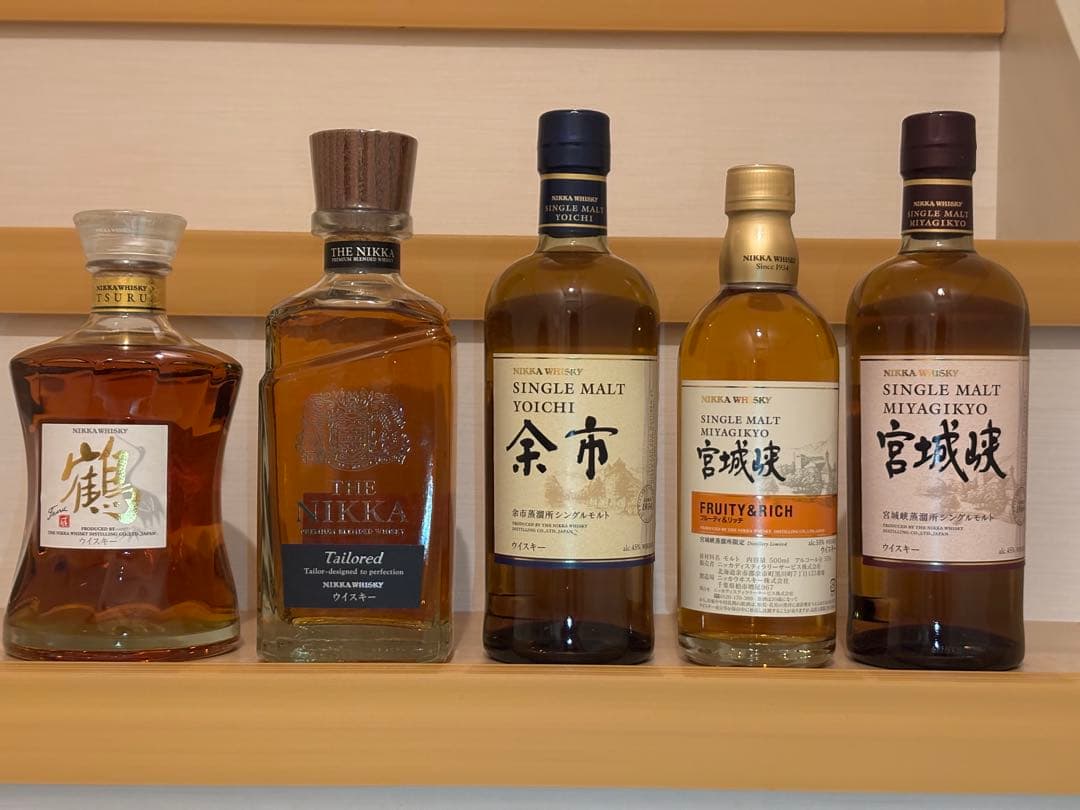 ニッカウイスキー 5本セット