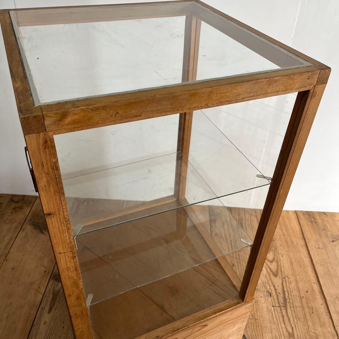 アンティーク ガラスケース ショーケース レトロ 飾り棚