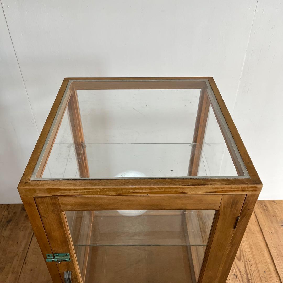 アンティーク ガラスケース ショーケース レトロ 飾り棚