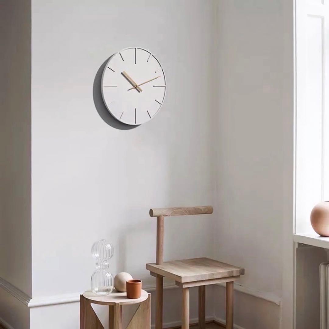 &classy ウォールクロック　掛け時計　ベトン　シンプルライン