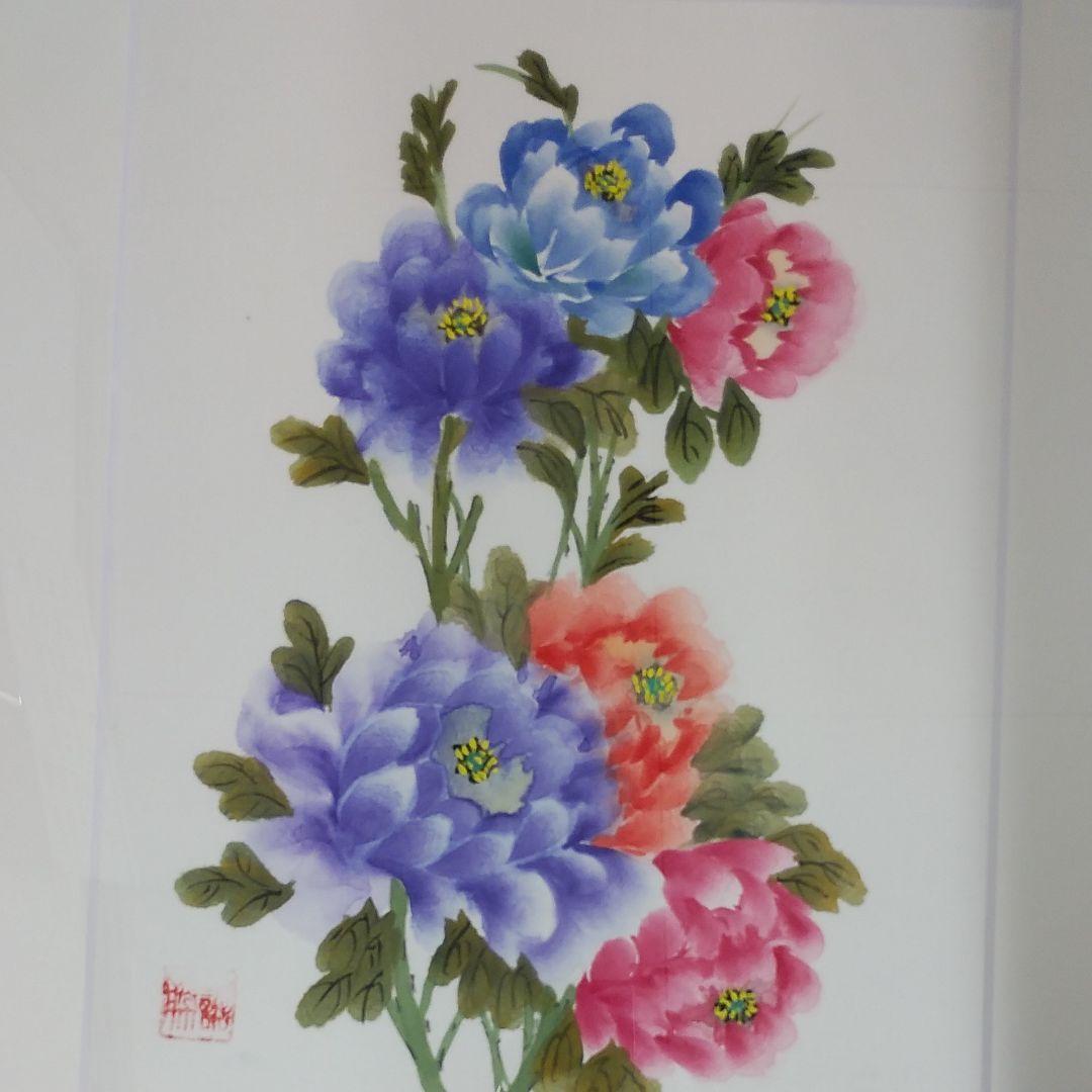 自作の岩彩画です！