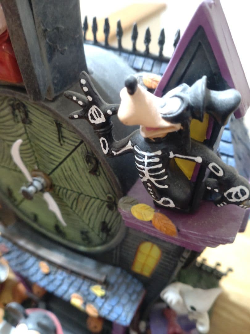 Disney　ミッキー 　ドナルド他ハロウィン掛時計