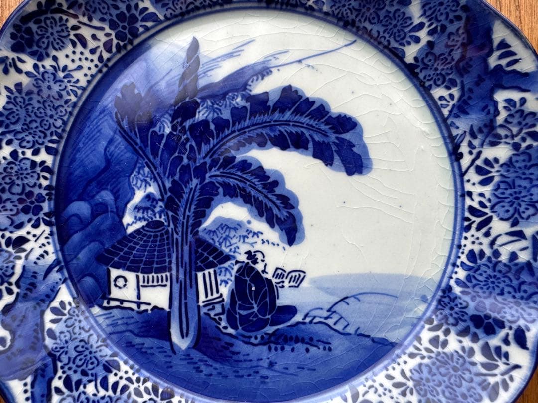 幕末〜明治初頭　7寸皿　古伊万里　2枚セット