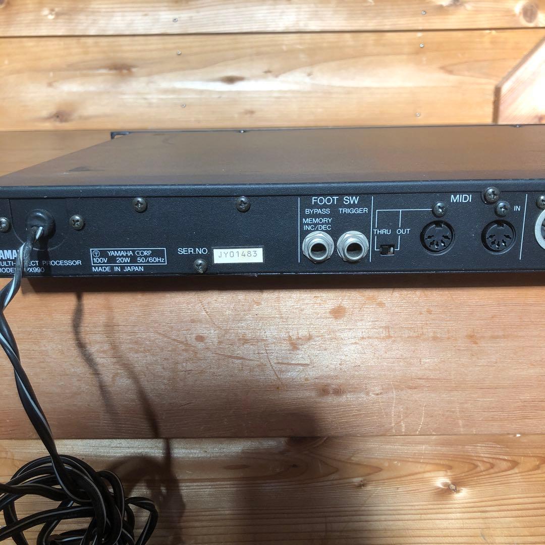 YAMAHA SPX 990 プロフェッショナルマルチエフェクトプロセッサー