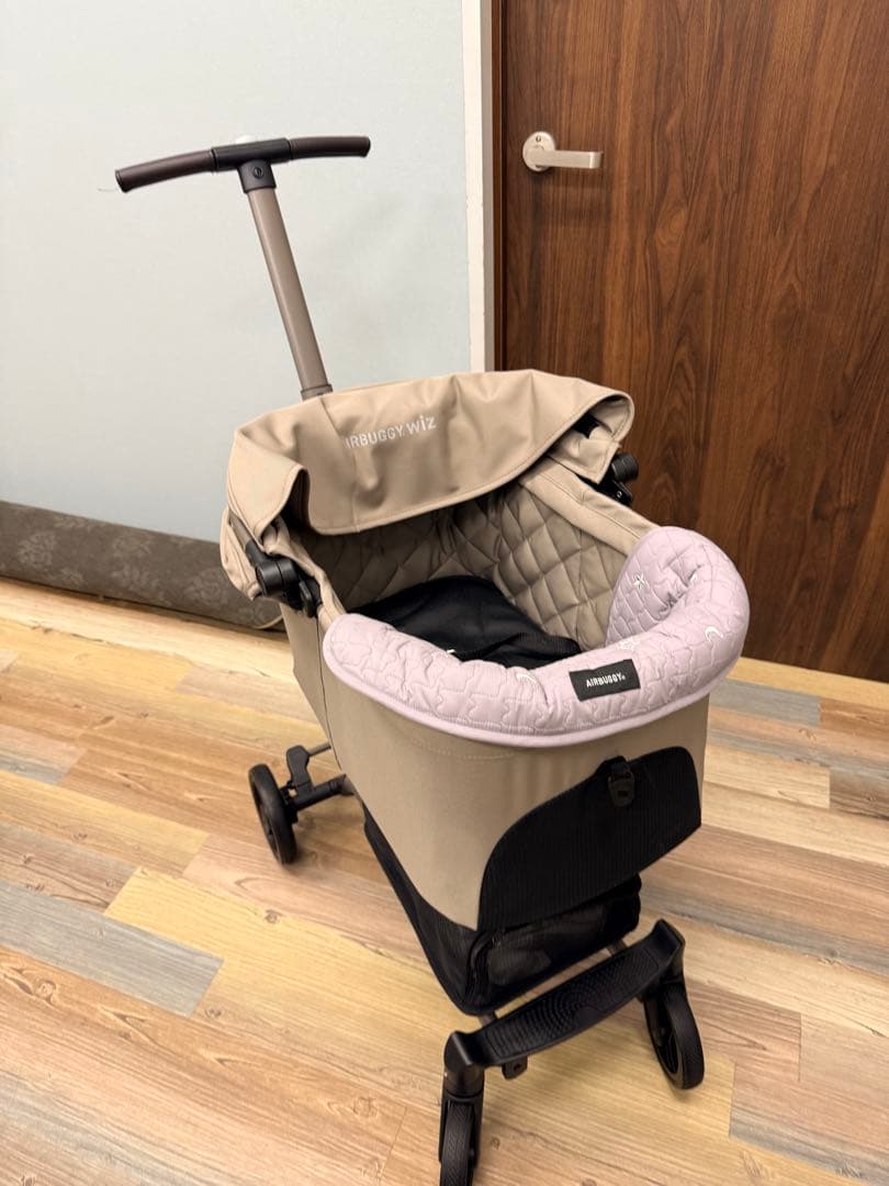 AIRBUGGY Wiz Xヴィンテージカーキ犬用カート美品