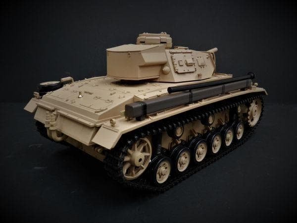 技術基準適合証明済 Henglong 1/16 ドイツ陸軍 Ⅲ号 H型