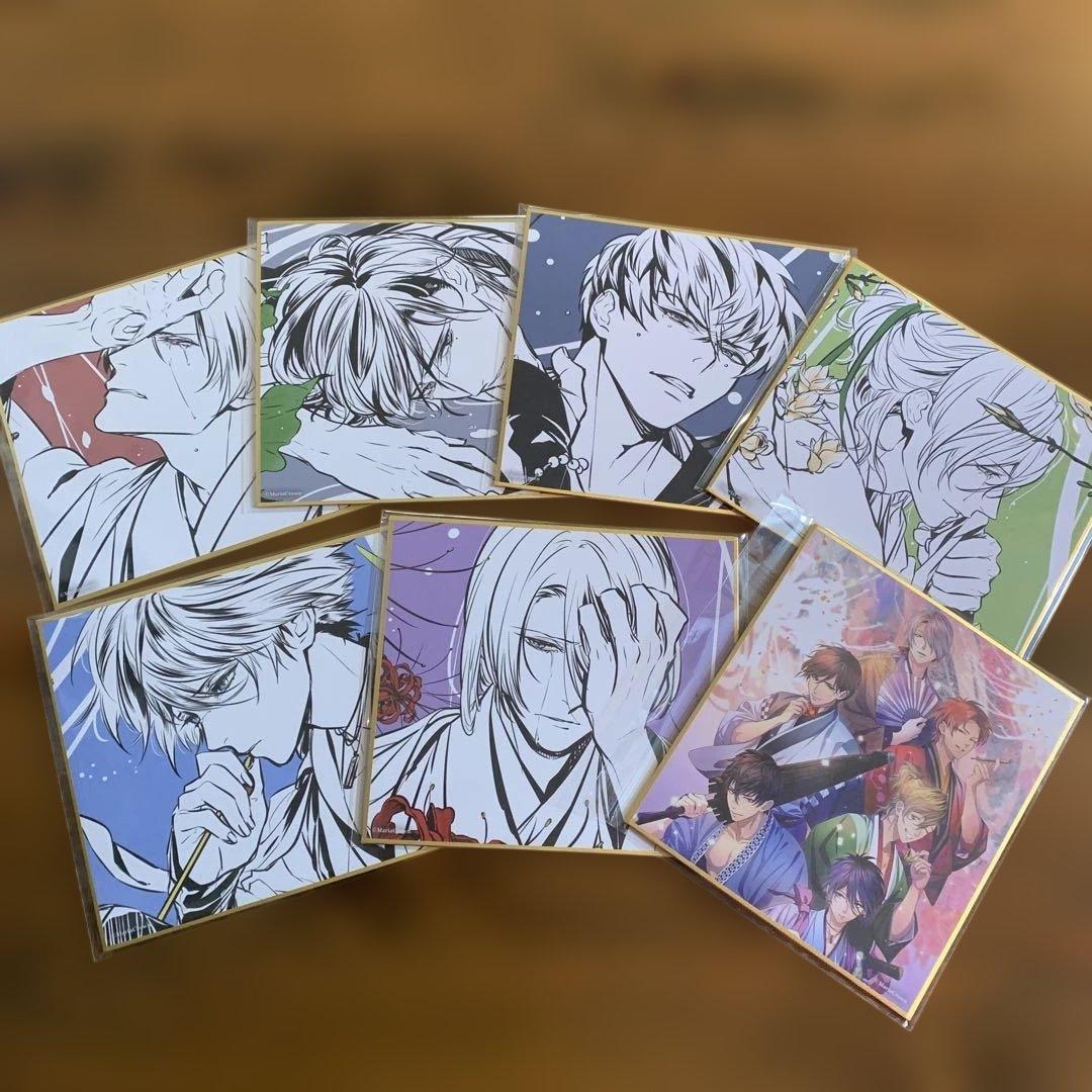 吉原彼岸花　10周年記念　ミニ色紙7種