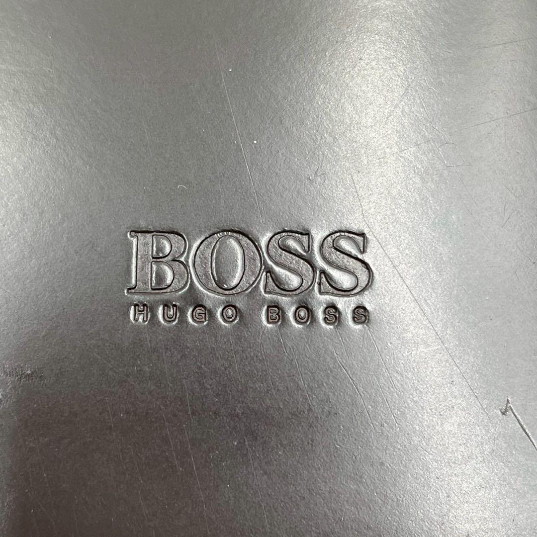 良品　ボス　ビジネスバッグ　レザー　鍵金具　通勤　保存袋付　ブラック