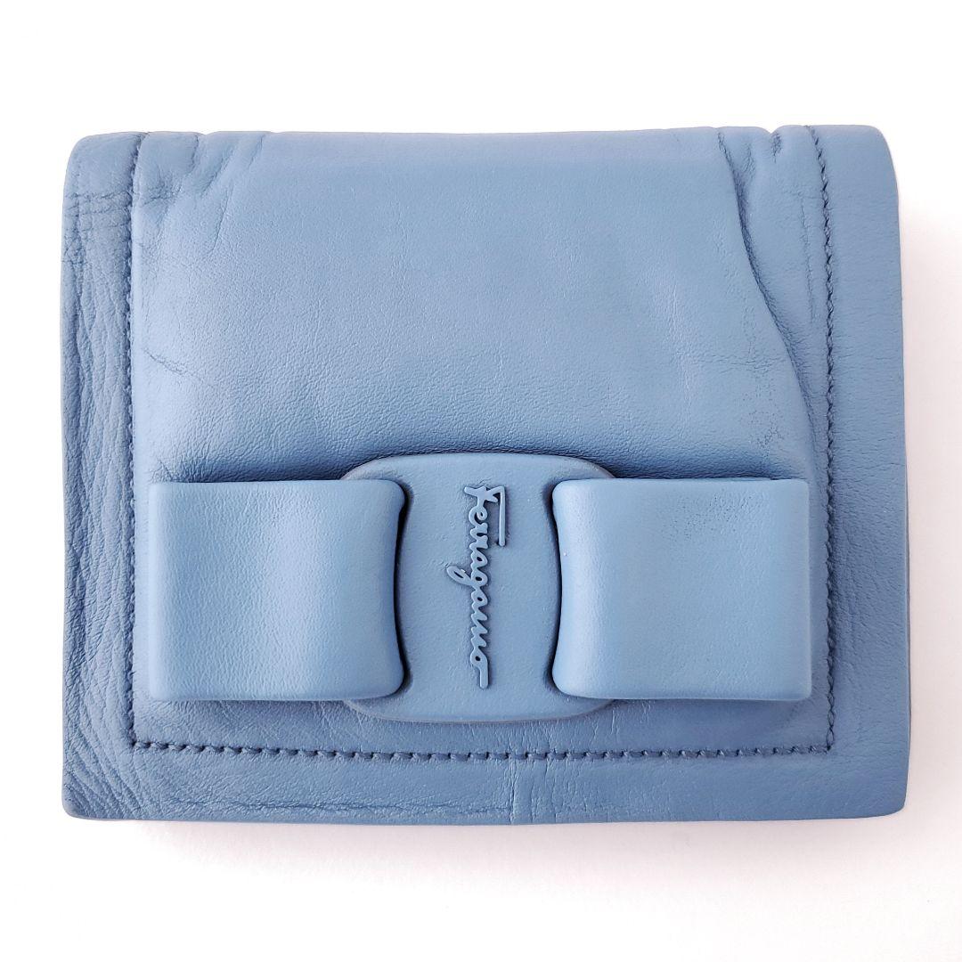 SALVATORE FERRAGAMO　2つ折り財布　VIVA BOW　ヴァラ