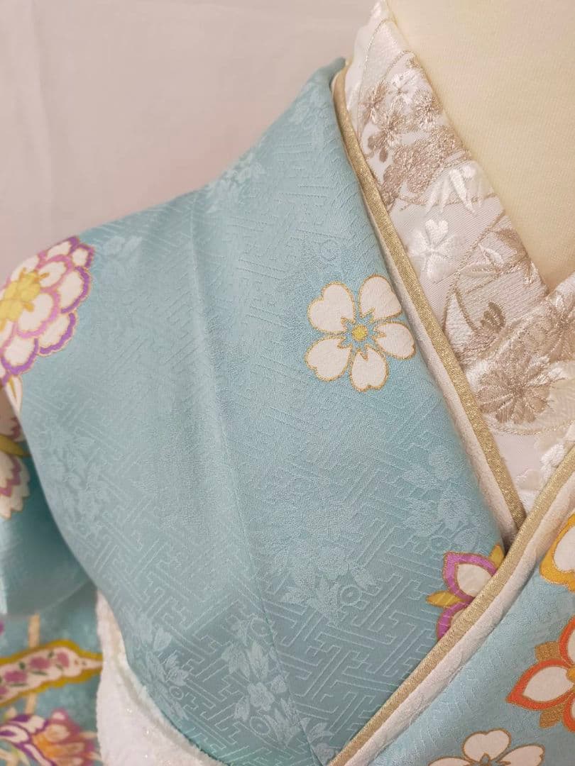 売約済み【WA-Modern】★★正絹　京友禅　振袖　7点フルセット★★