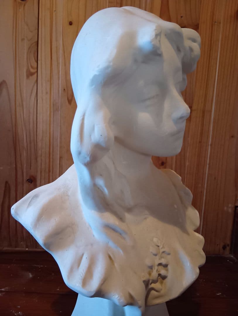 デッサン用　石膏像、スズランの少女と子供の2体セット　送料無料